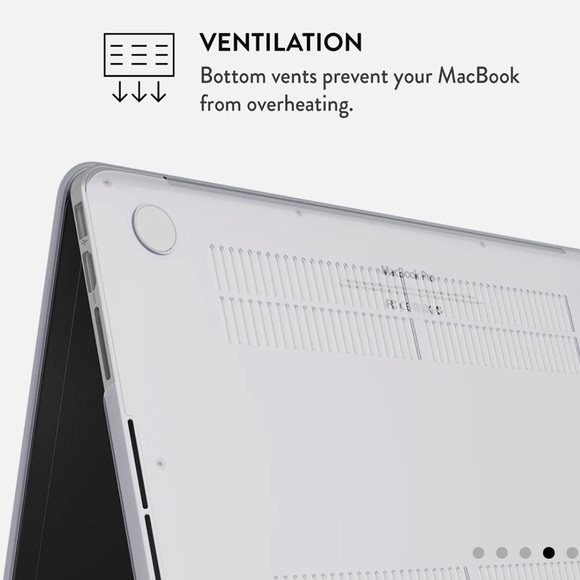 BURGA Magnetic Hardshell MacBook Case Black Lace Design MacBook Air 13 NEW - Picture 2 of 9